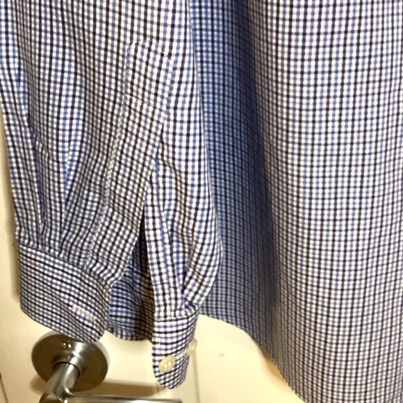 Marks & Spencer Vintage Men's Long Sleeve Shirt Collar Size 16 1/2 42 cm - Picture 6 of 10